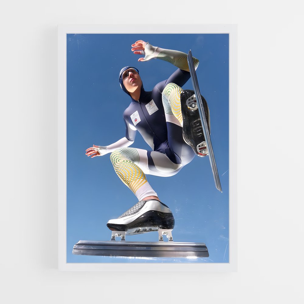 Poster Snowboard Spectacle – affiche Jeux Olympiques (vue 3)